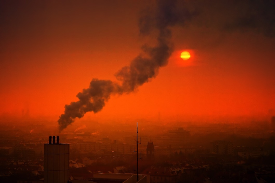 Dim/sunce/zagađenje/okoliš