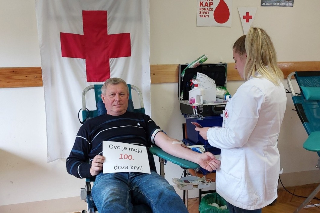 Stjepan Hunjet, dobrovoljni darivatelj krvi