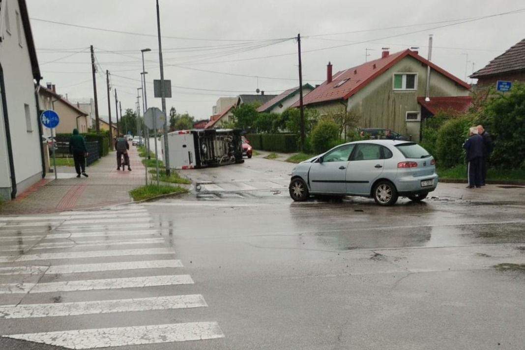 Mjesto prometne nesreće u Koprivnici