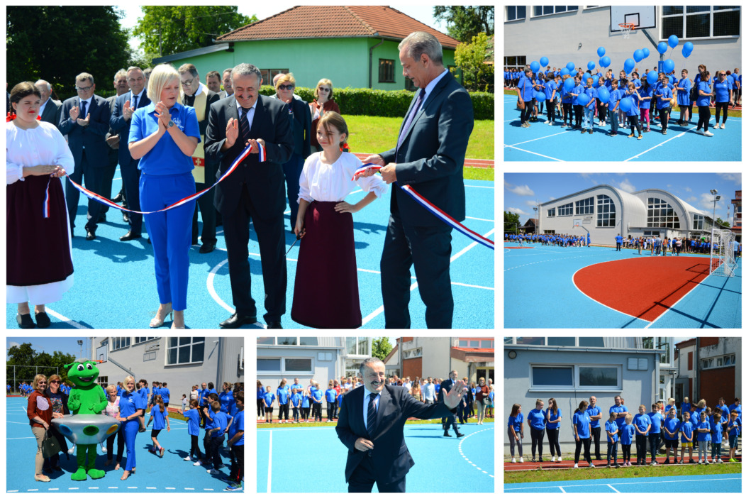Svečanost otvorenja novog sportskog igrališta Osnovne škole Gola