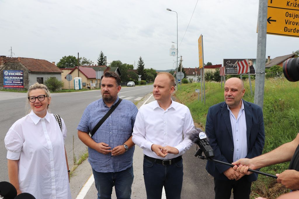 Ksenija Ostriž, Tomislav Golubić, Mišel Jakšić i Davor Bobičanec