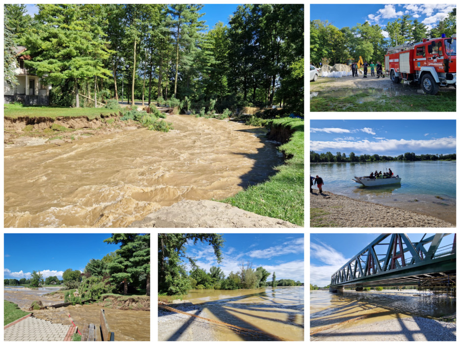 Rijeka Drava probila je u Šodericu i rekordno raste kraj dravskog mosta u Botovu