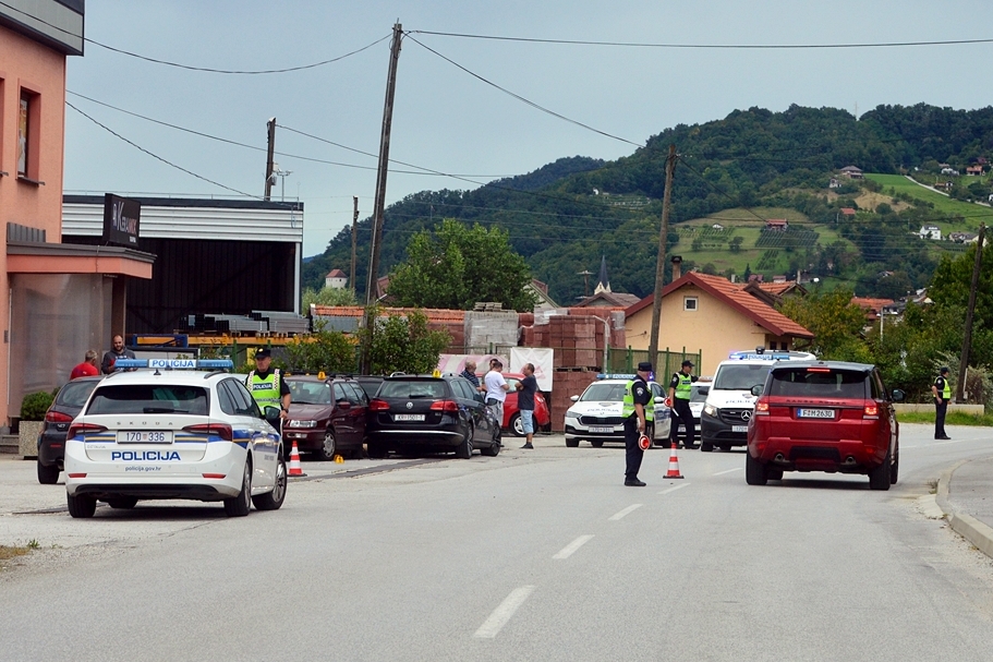 Policijski očevid na mjestu nesreće