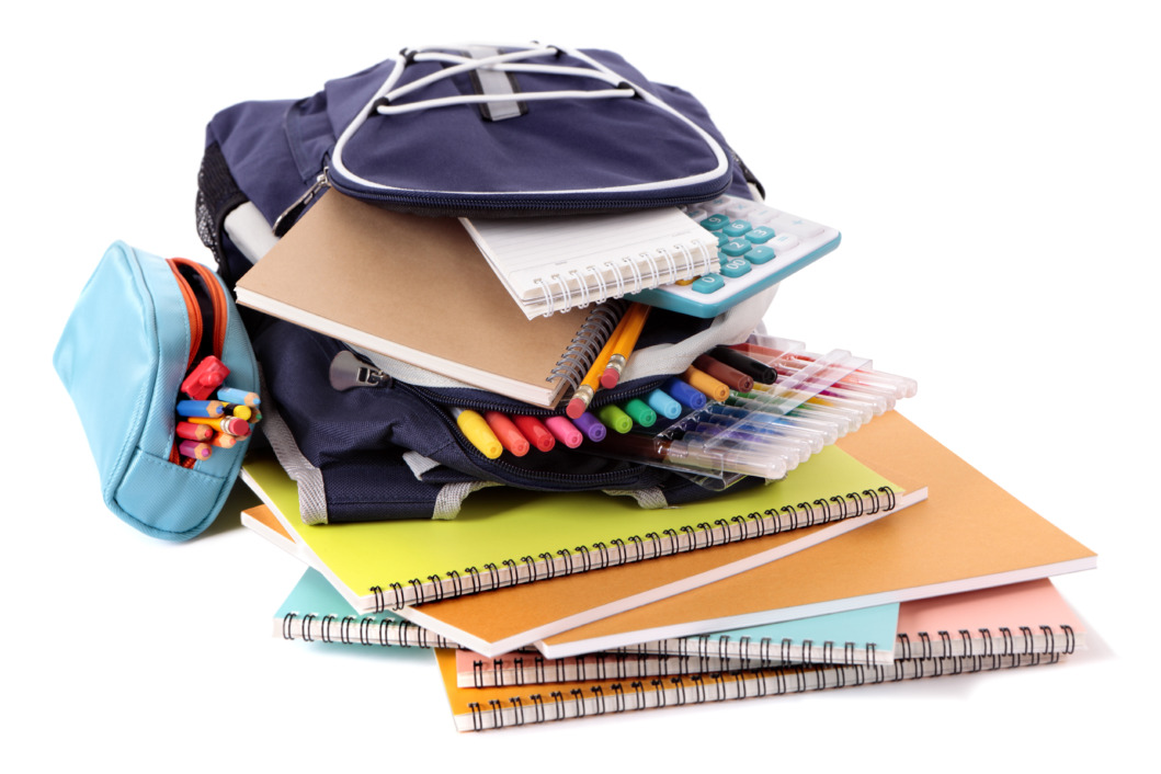 Školska torba, bilježnice i ostali pribor
