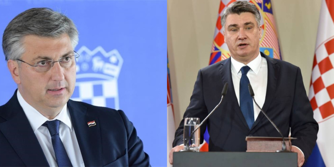 Andrej Plenković i Zoran Milanović