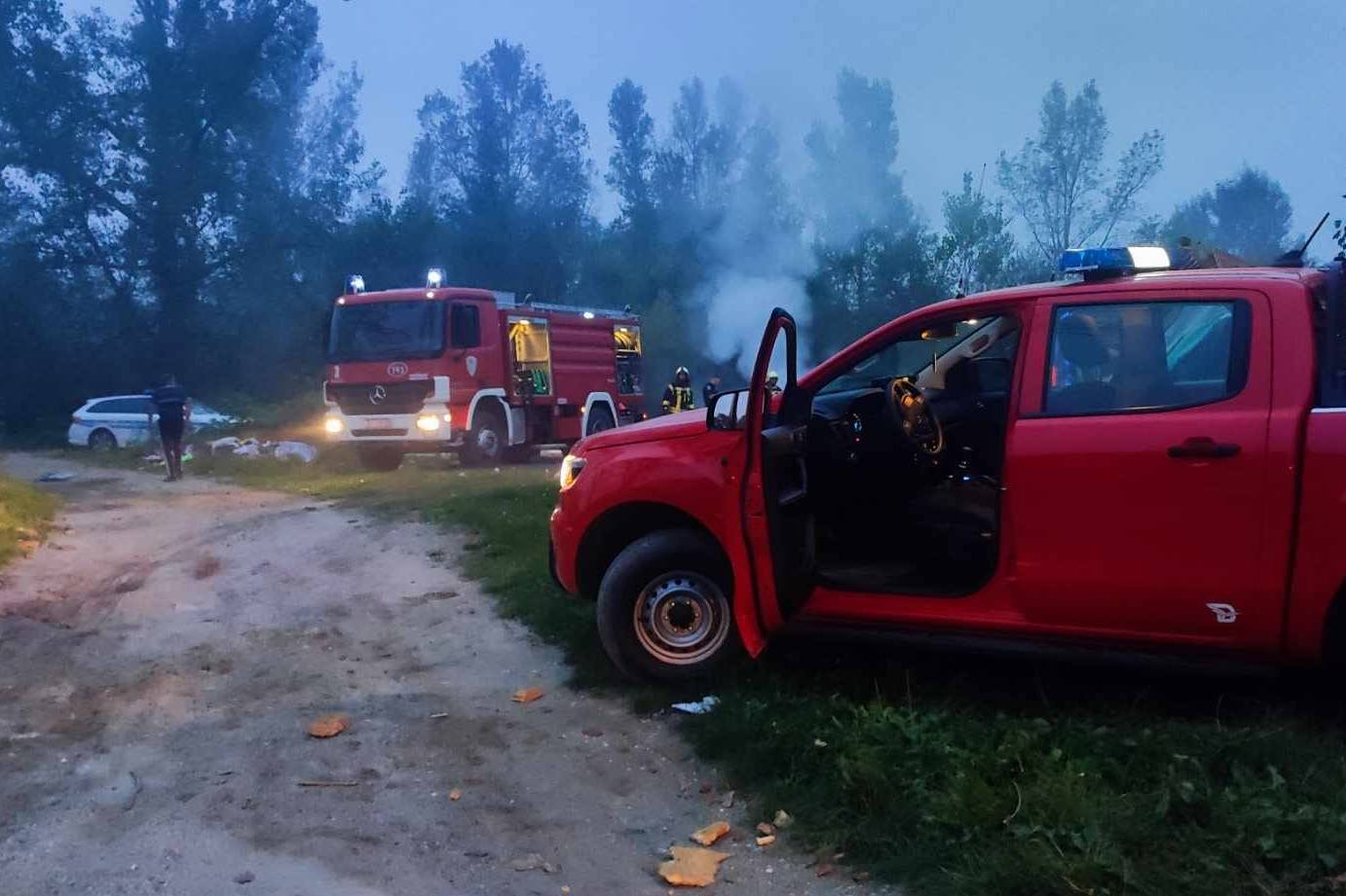 Požar u Ulici Autoput 