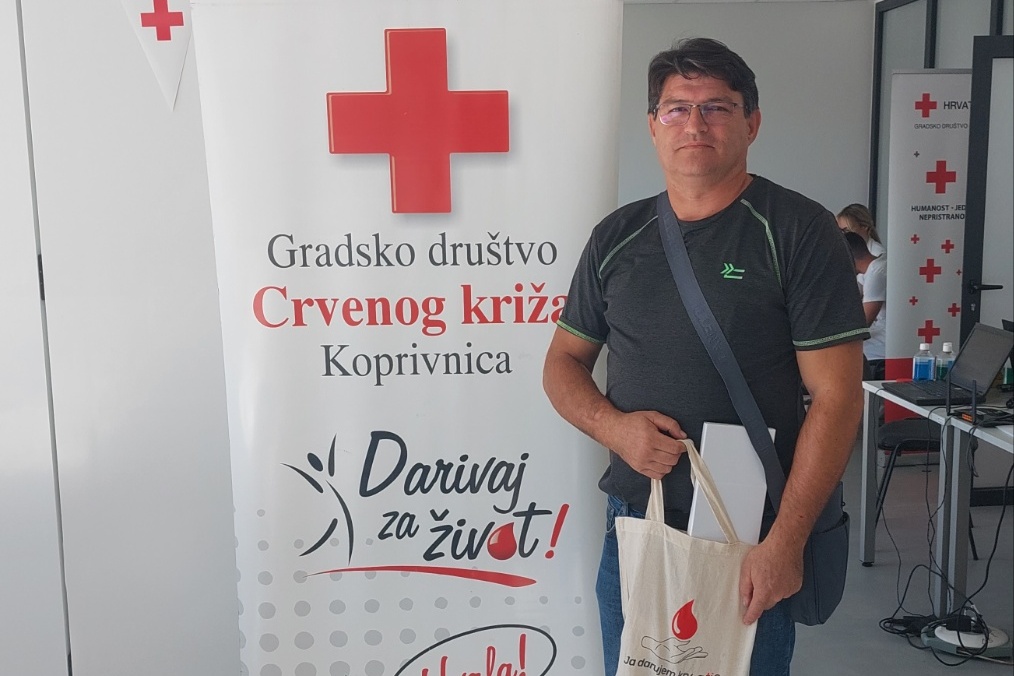 Dobrovoljni darivatelj krvi Zdravko Pajnić 