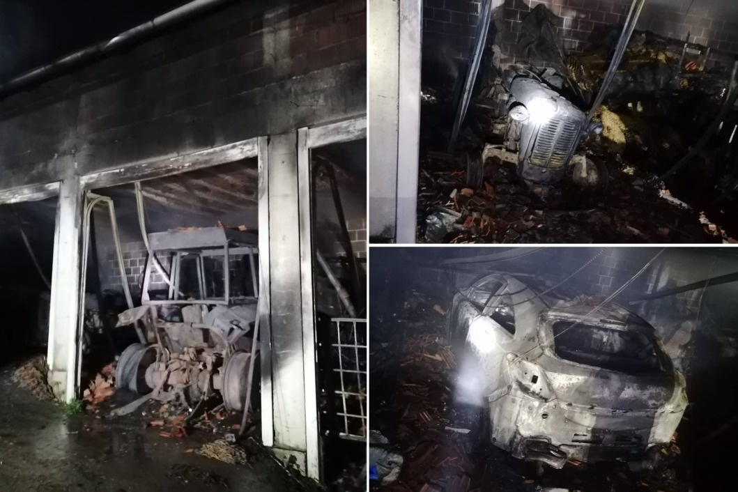 Požar garaže u Gornjem Kravljevcu