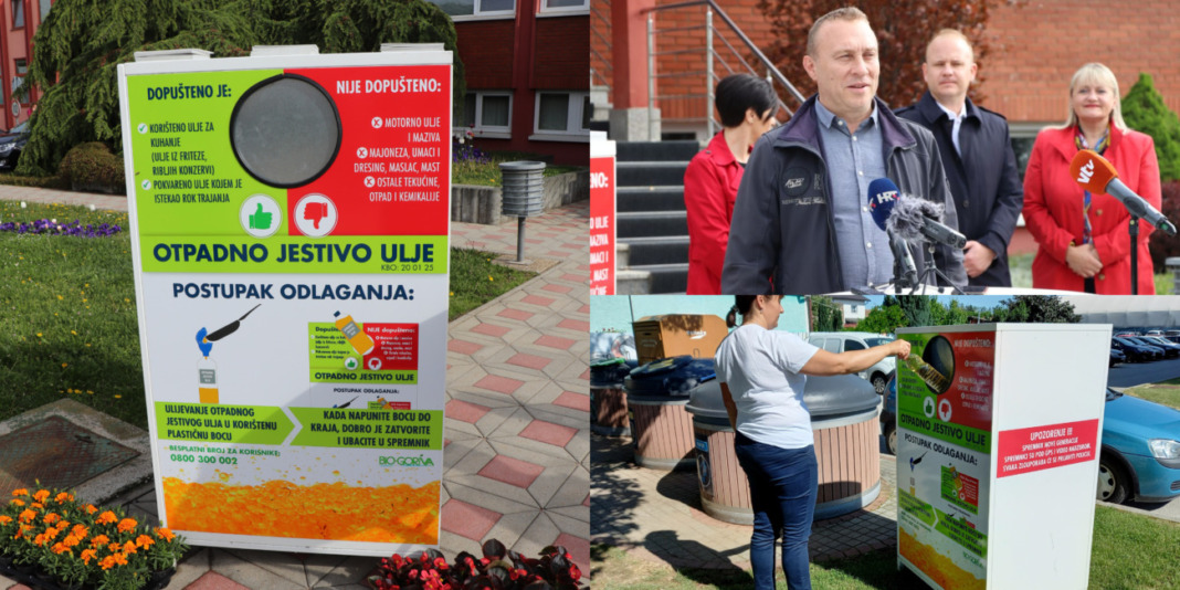 Projekt prikupljanja otpadnog jestivog ulja zajednički provode Komunalac i Grad Koprivnica