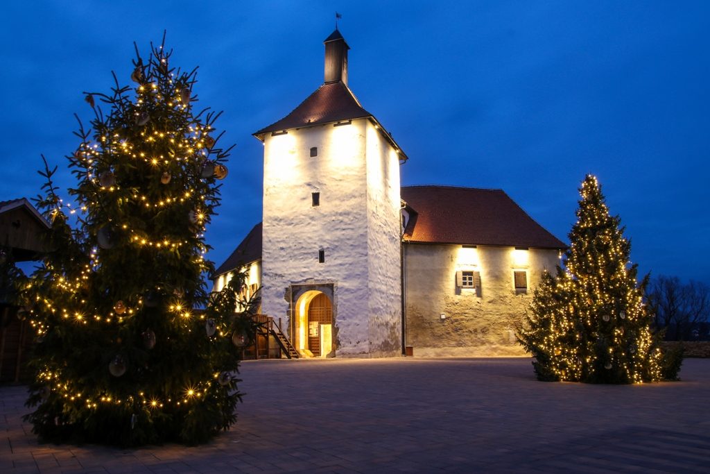 Đurđevačka utvrda Stari grad u božićno vrijeme