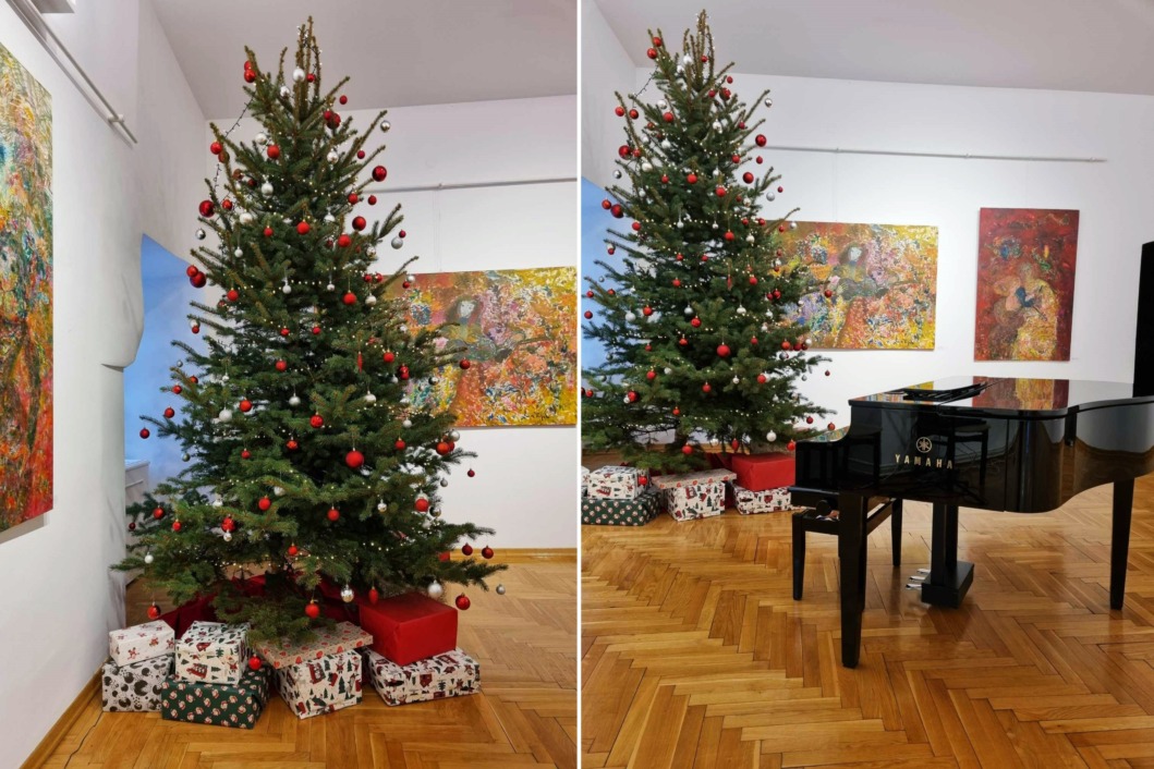 Božićno drvce u đurđevačkom muzeju