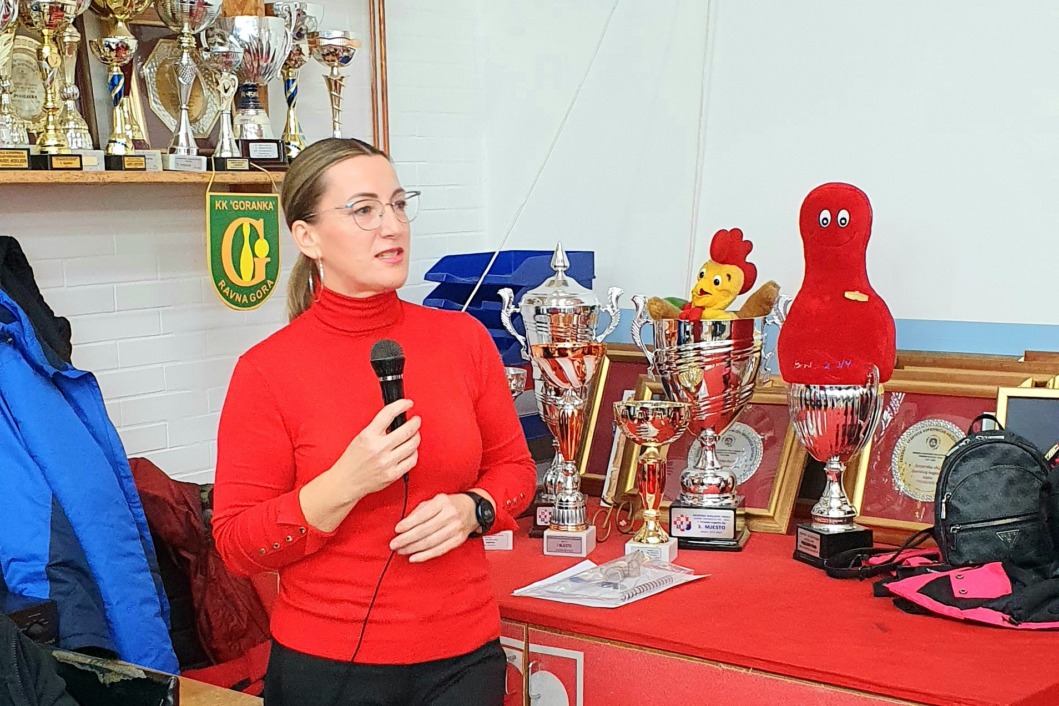 Sandra Sinjeri, predsjednica Športskog kuglačkog kluba Koprivnica 