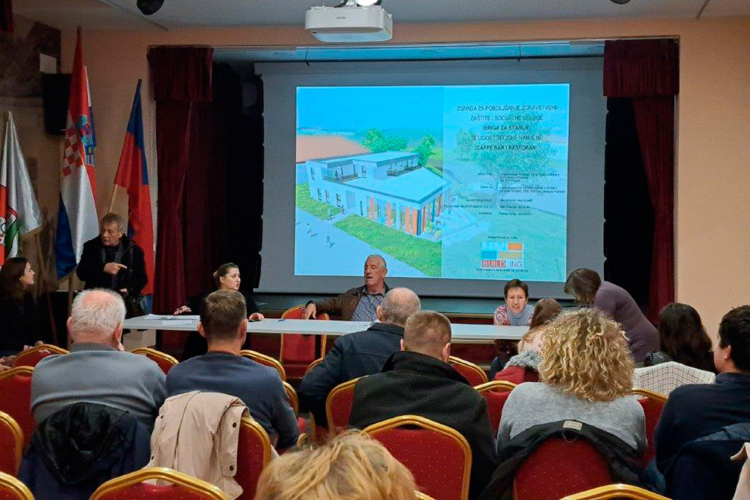 Prezentacija projekta izgradnje zgrade za poboljšanje zdravstvene zaštite i socijalne usluge u Novigradu Podravskom