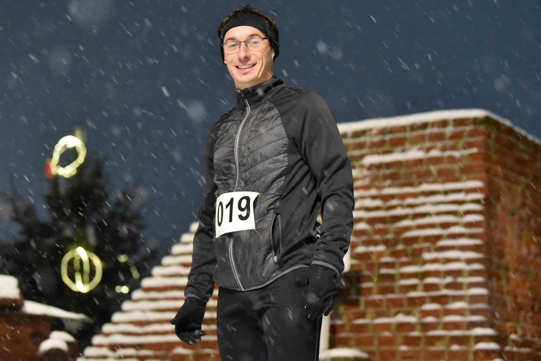 Sudionik prvog kola Zimske lige trčanja