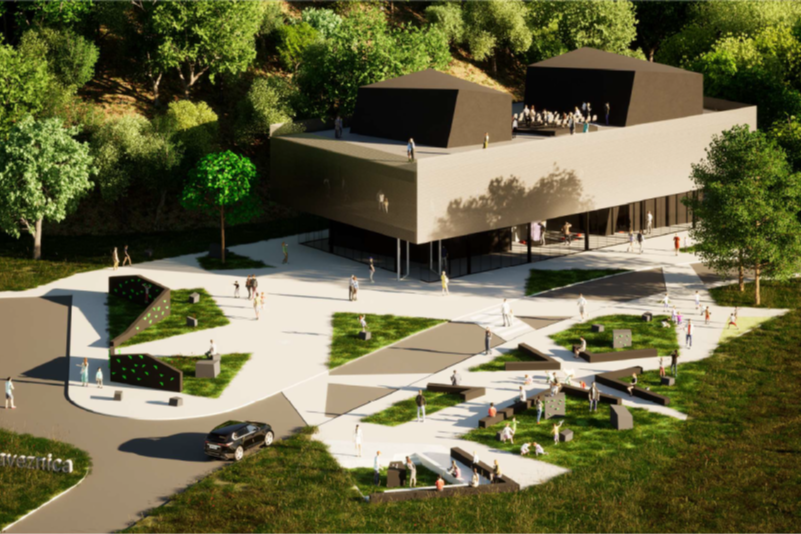 Izgled budućeg Posjetiteljskog centra Gaveznica