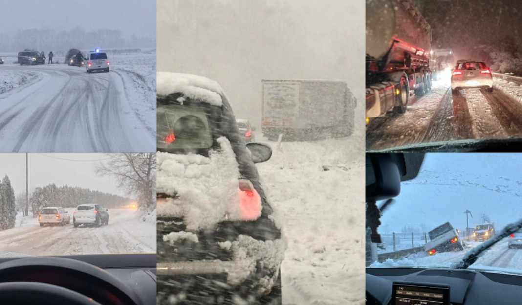 Zimski uvjeti na cestama stvaraju velike probleme vozačima