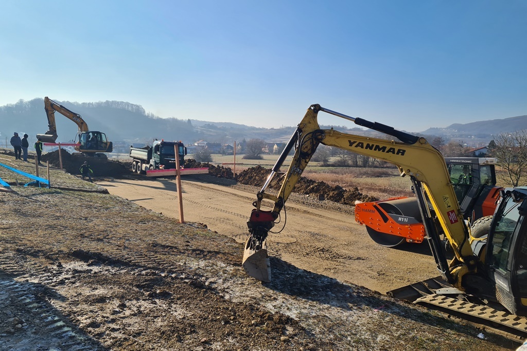 Radovi u Ulici Ljudevita Gaja u Novom Marofu