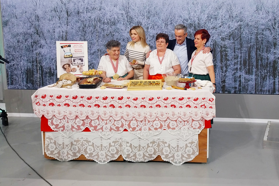 Članice Društva žena Novigrad Podravski u emisiji Dobro jutro, Hrvatska