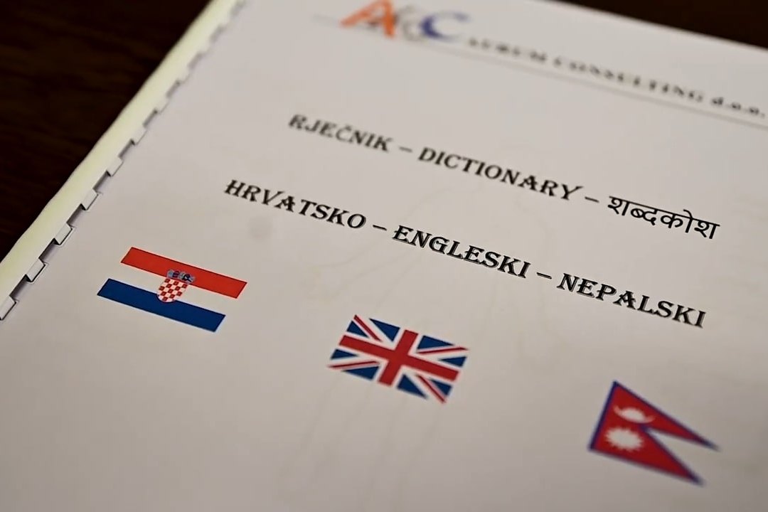 Hrvatsko-engleski-nepalski rječnik