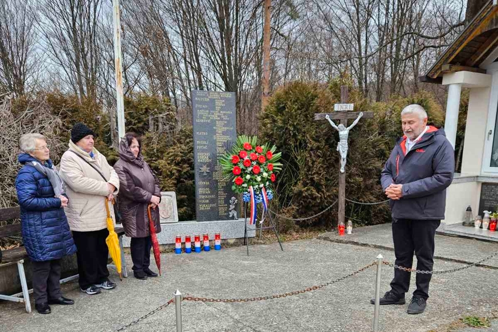 Obilježavanje obljetnice pogibije mladića kod zaseoka Matušini