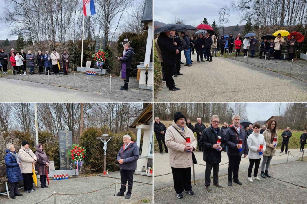 Obilježavanje obljetnice pogibije mladića kod zaseoka Matušini