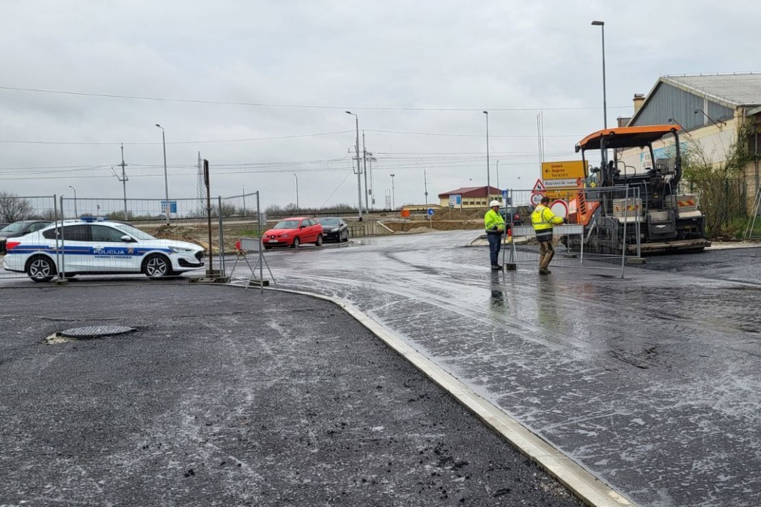 Novi asfalt u Pavelinskoj ulici u Koprivnici