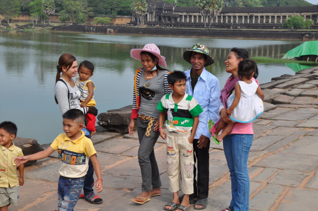 Tipična kambodžanska obitelj
