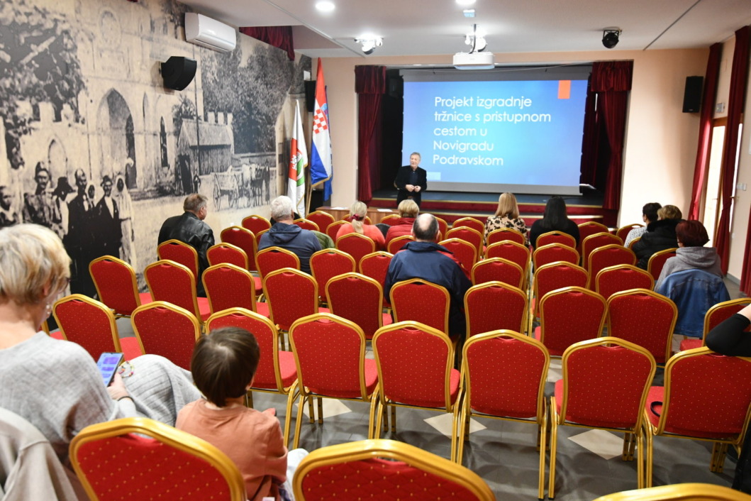 Prezentacija projekta 'Izgradnja tržnice s pristupnom cestom' u Novigradu Podravskom
