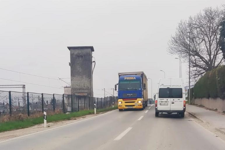 Prometna gužva u Zagrebačkoj ulici u Koprivnici