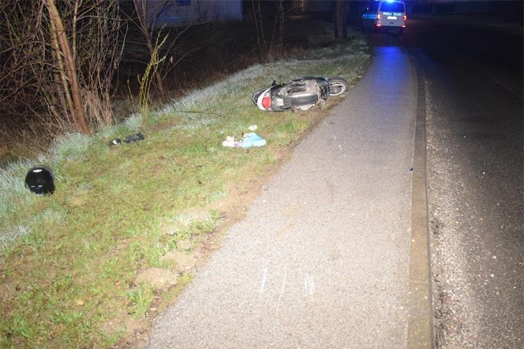 Prometna nesreća u Kuršancu/ Moped, motor