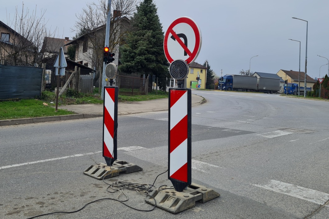 Zatvoren promet prema Zagrebačkoj ulici u Koprivnici