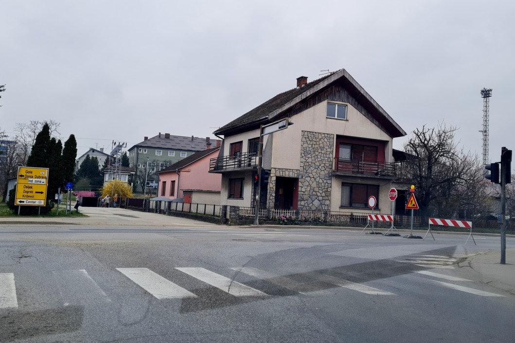 Zatvoren promet prema Zagrebačkoj ulici u Koprivnici