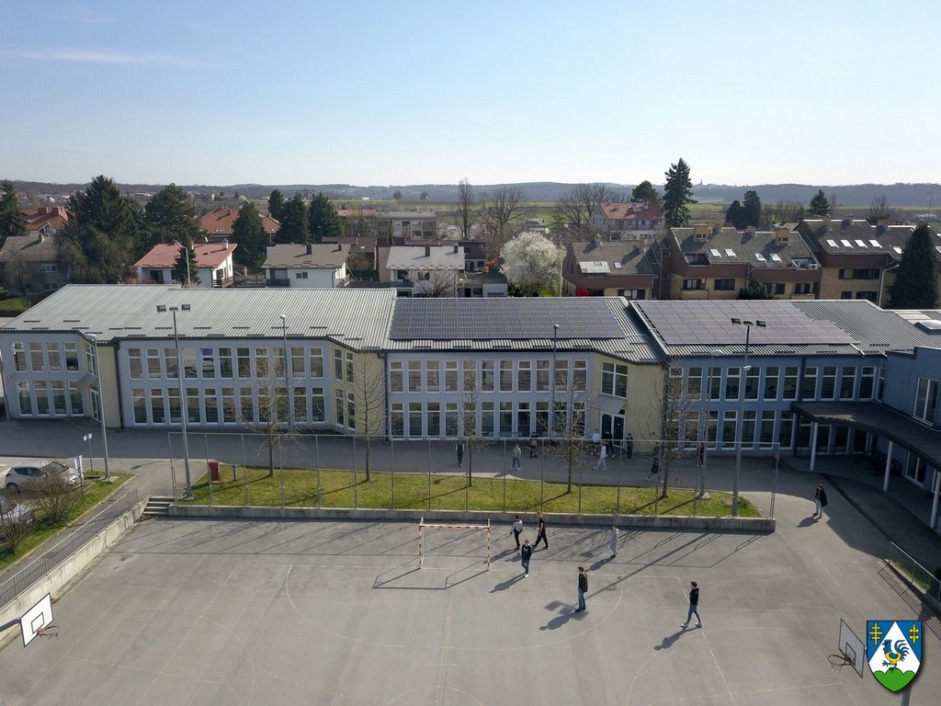 Fotonaponska elektrana na Srednjoj školi u Križevcima