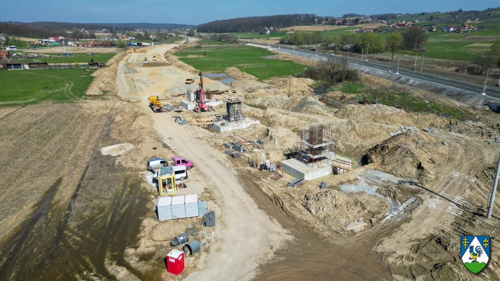 Radovi na brzoj cesti Križevci - Kloštar Vojakovački