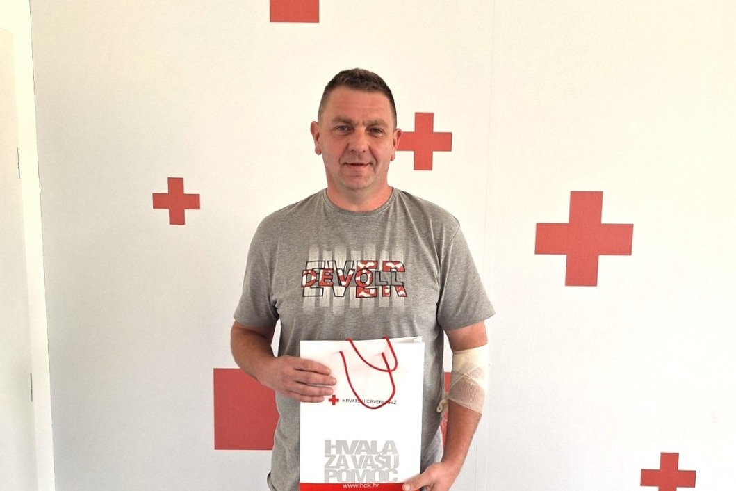 Dobrovoljni darivatelj krvi Alen Mihalić