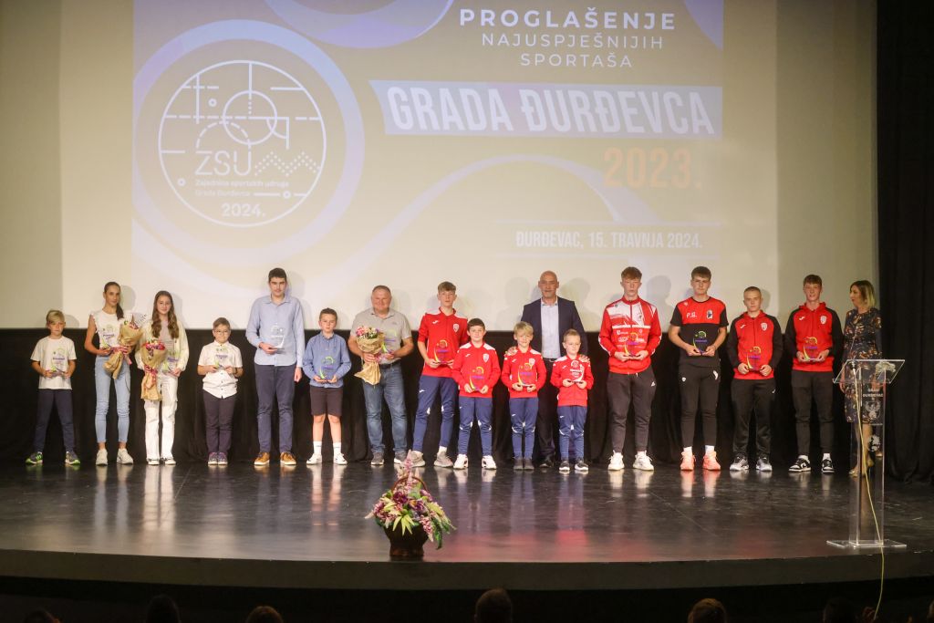 Proglašenje najboljih sportaša i sportašica u Đurđevcu