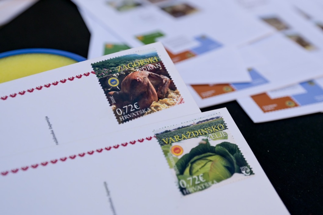 Promocija poštanske marke posvećene varaždinskom zelju i zagorskom puranu