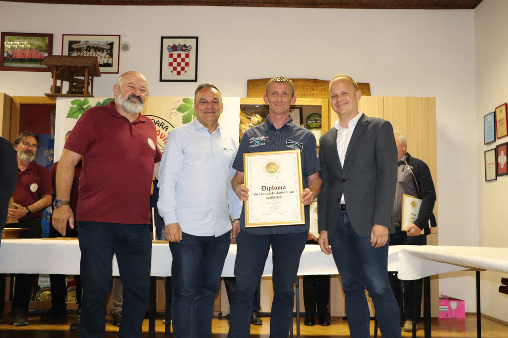 Velimir Briški, Ratimir Ljubić, Dalibor Jagić i Mišel Jakšić
