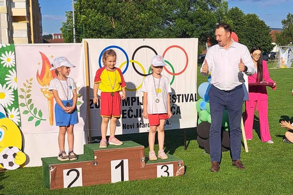 Olimpijskom festivalu dječjih vrtića u Novom Marofu