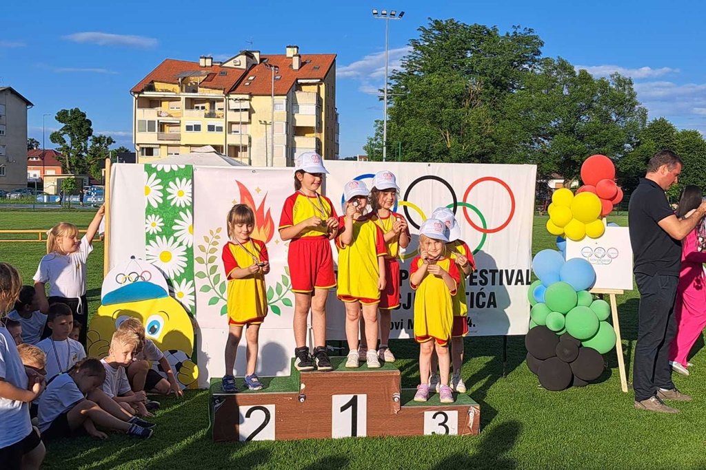 Olimpijskom festivalu dječjih vrtića u Novom Marofu
