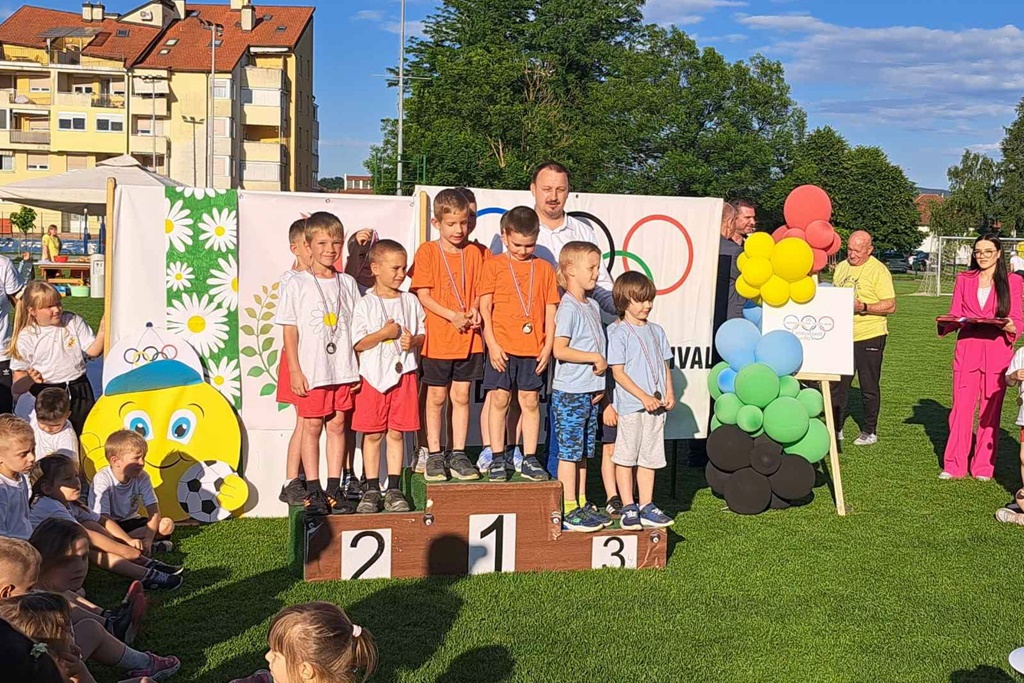 Olimpijskom festivalu dječjih vrtića u Novom Marofu