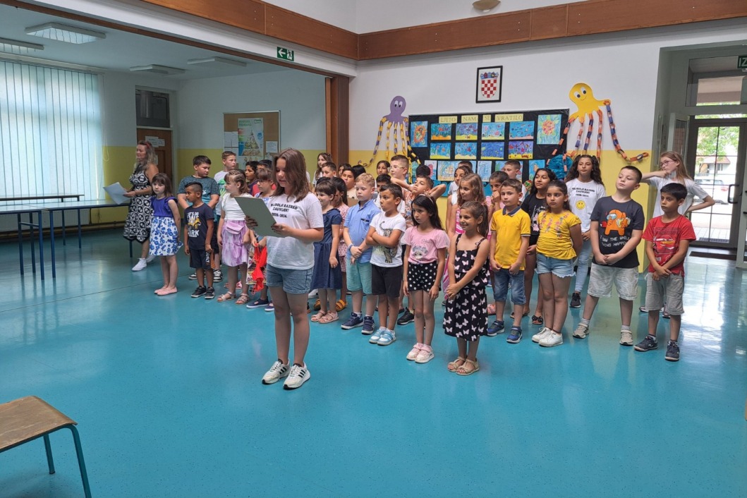 Zadnji dan nastave u OŠ Antun Nemčić Gostovinski (područna škola)