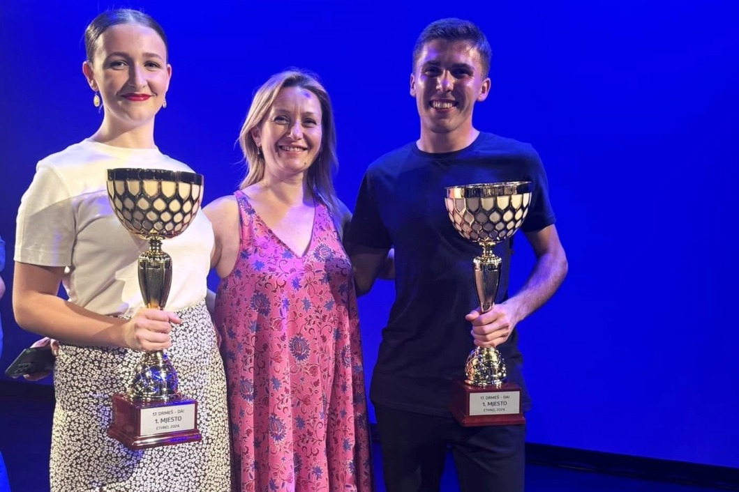 Gabrijela Franjić, Kristina Benko Markovica i Borna Šimunic 