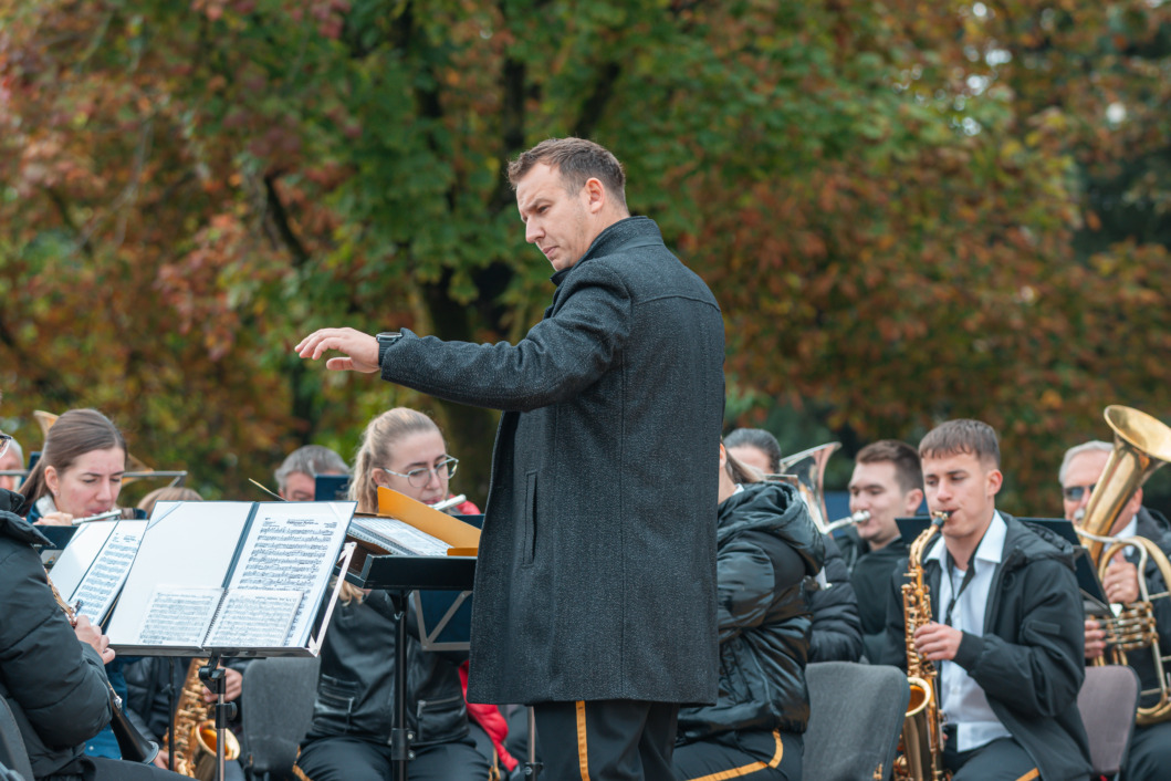 Dino Jakšić, voditelj Puhačkog orkestra grada Koprivnice