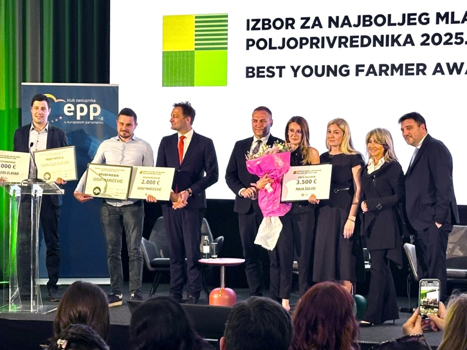 Najbolji mladi poljoprivrednici u Hrvatskoj u 2025. godini