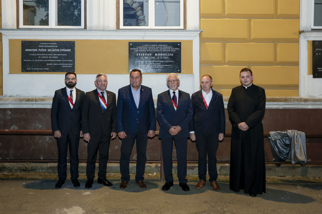 U Virju otkrivena spomen-ploča postavljena u čast kanonika Stjepana Korolije