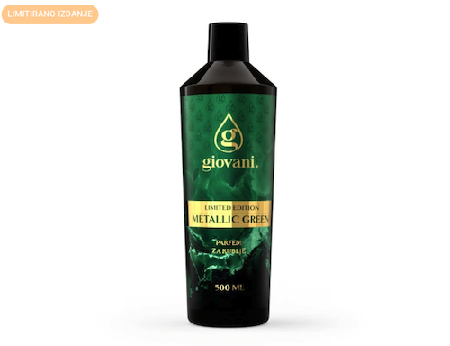 Parfem za rublje metallic green