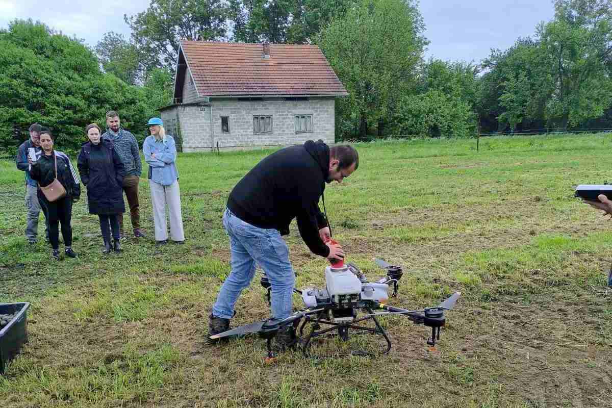 Projekt O2 pošumljavanja dronovima