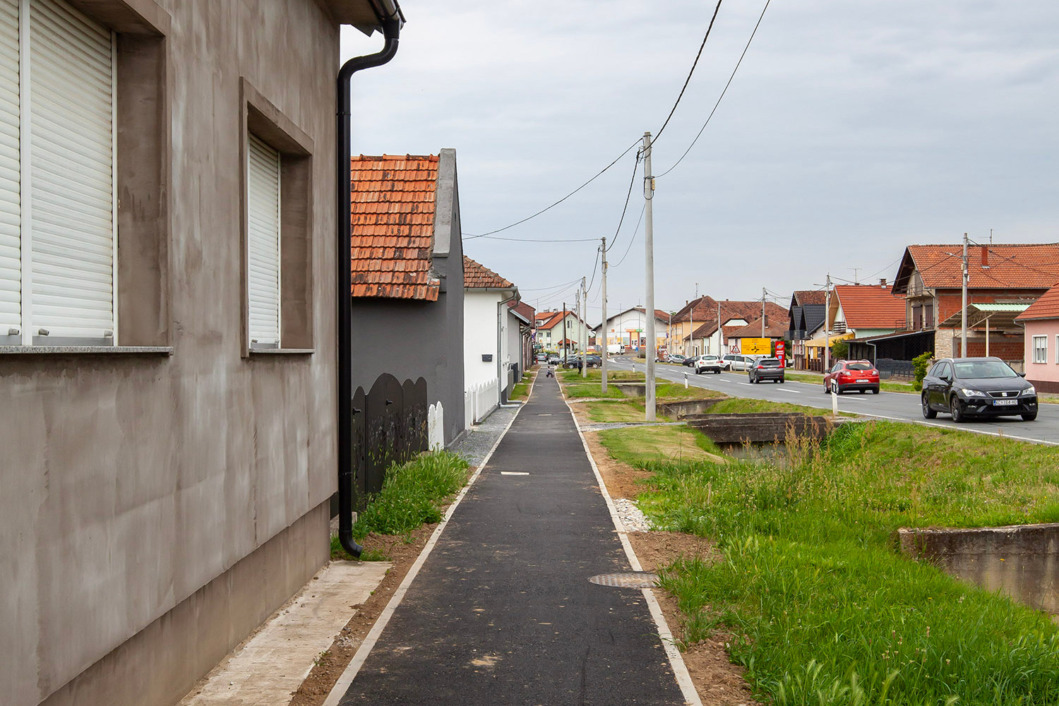 Nova pješačka staza u Ulici kralja Tomislava u Kloštru Podravskom