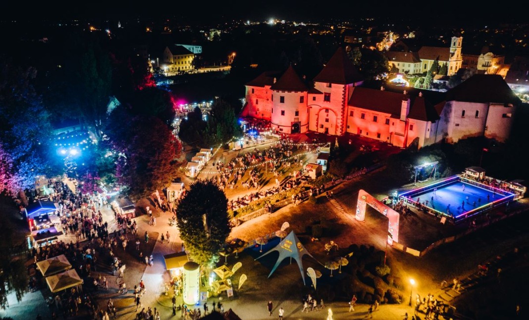 Pogled iz zraka na Špancirfest